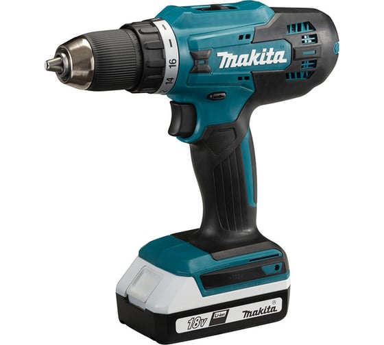 Akkumulyatorlu şurupovert Makita DF488D002 18V 42/24 Nm